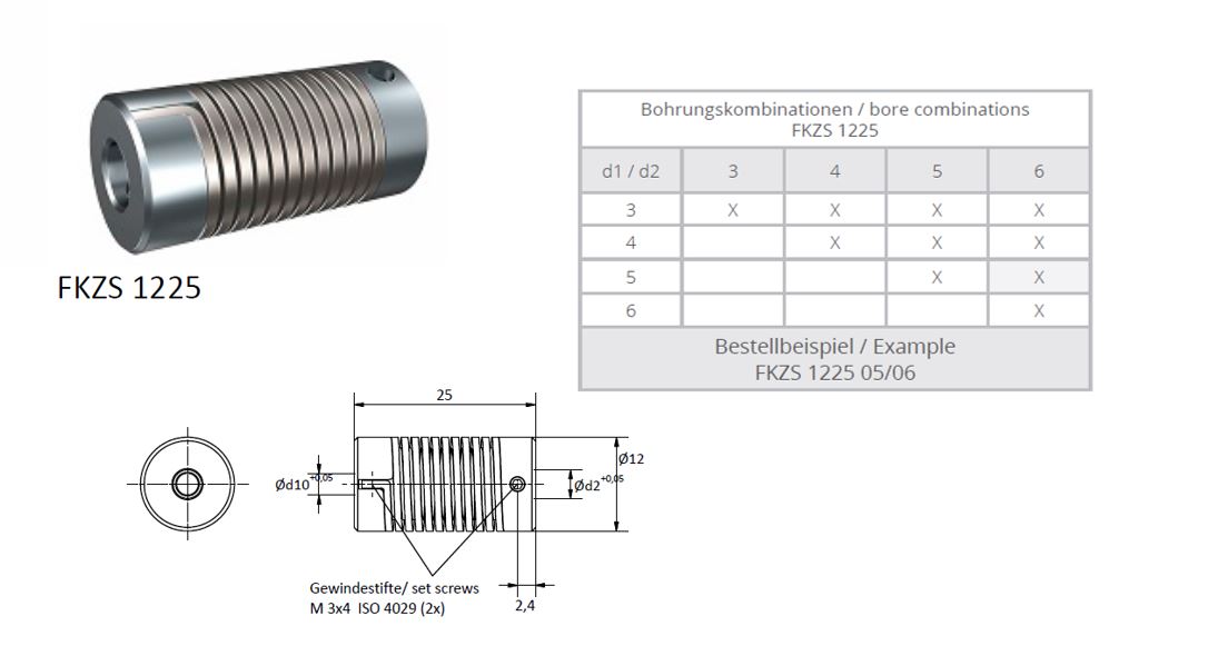 FKZS 1225 Veerkoppeling