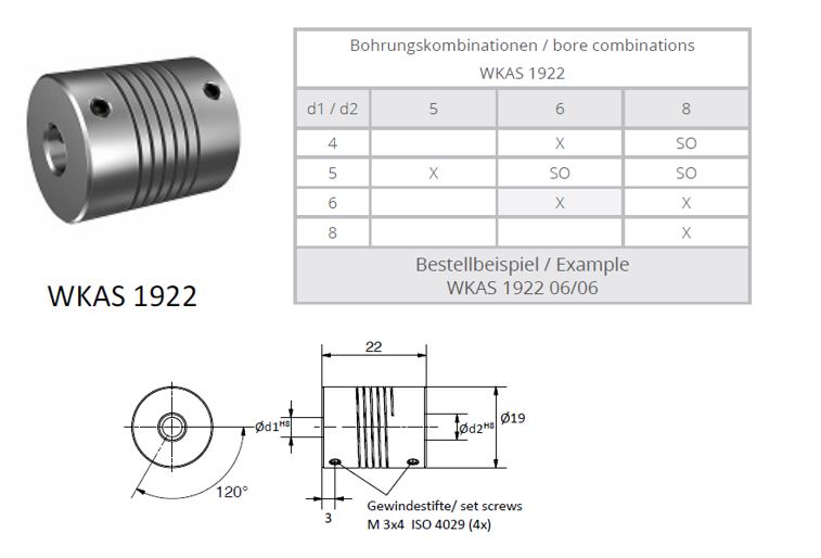 WKAS 1922 Spiraal koppeling